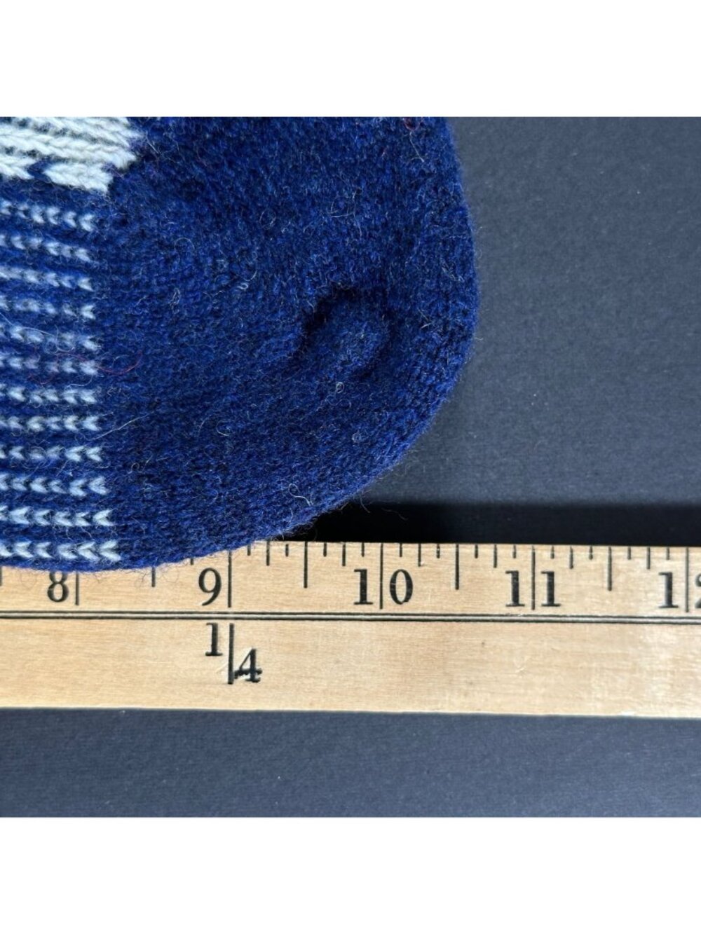 VTG 70s Deadstock ROYLON AUSTRIAN SLOUCH SOCKS Ribbed Knit Trimm Dich Sz 12 NOS - Picture 6 of 6